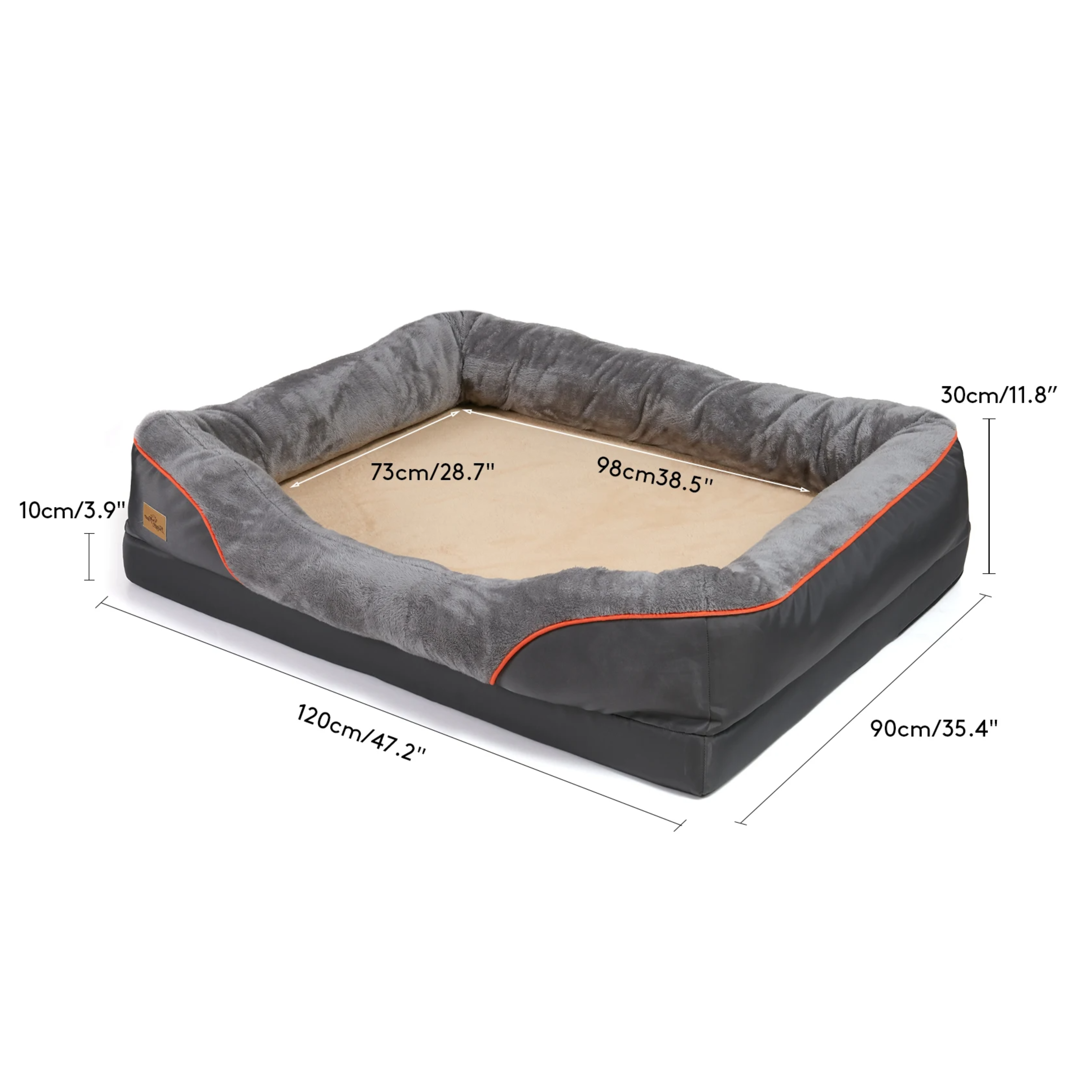 Large Orthopedic Dog Bed