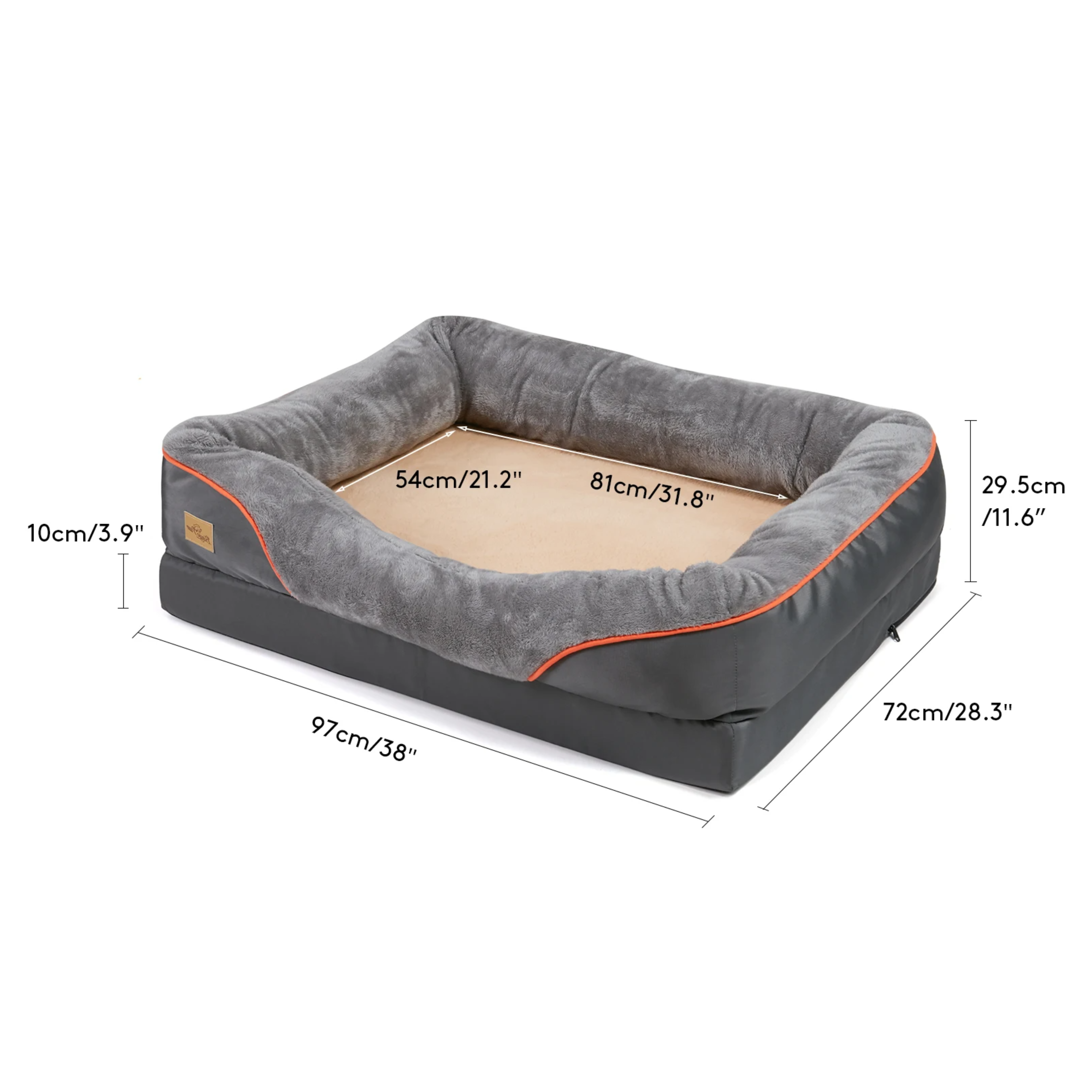 Large Orthopedic Dog Bed