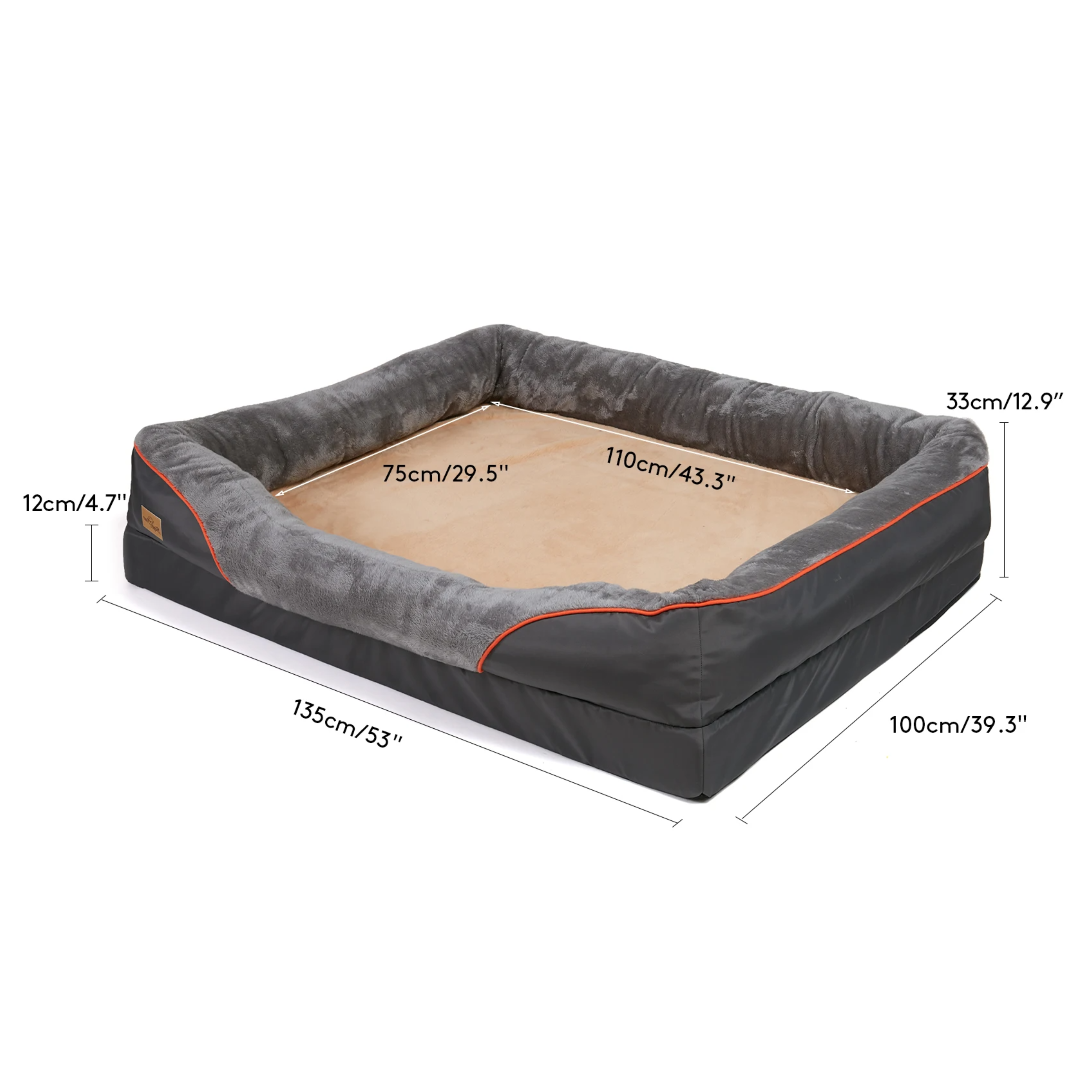Large Orthopedic Dog Bed