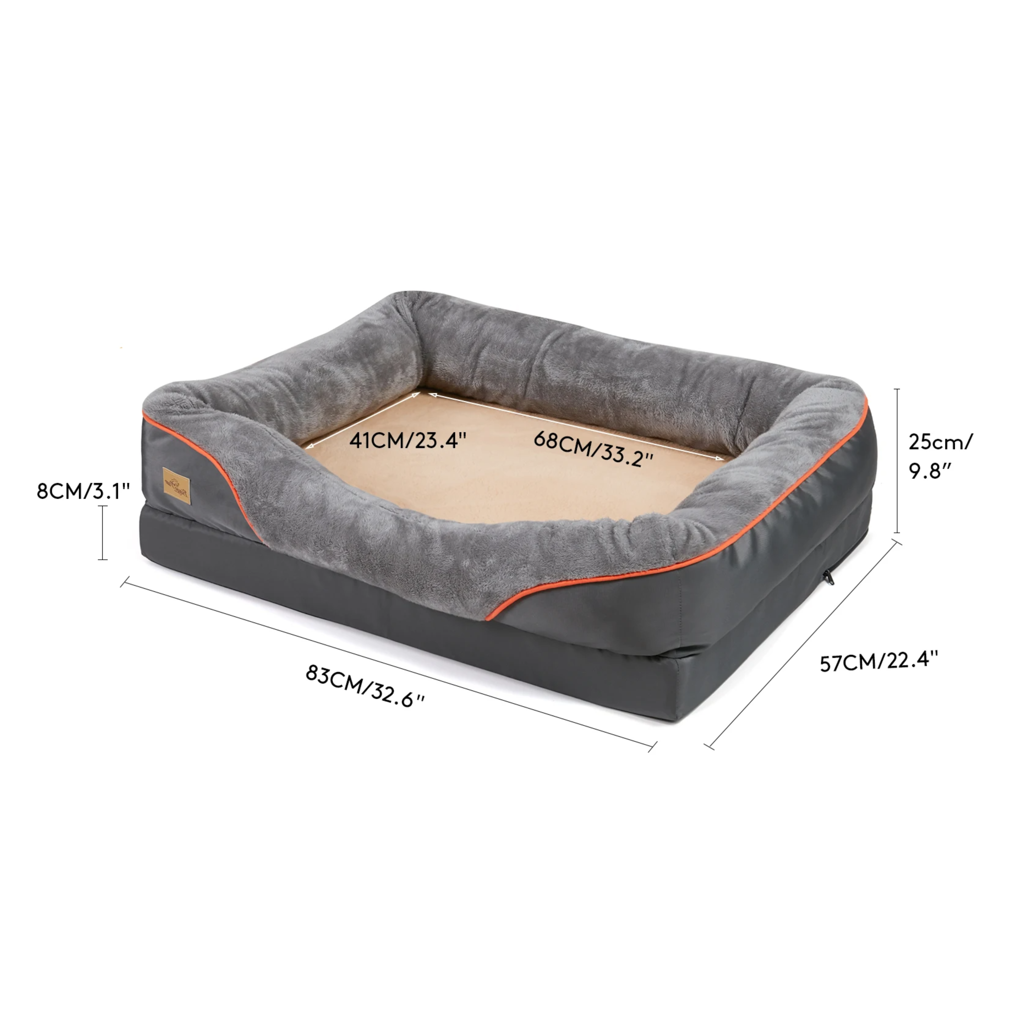 Large Orthopedic Dog Bed